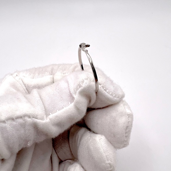 Dainty Sterling Silver Moon & Star Ring - Picture 13 of 17